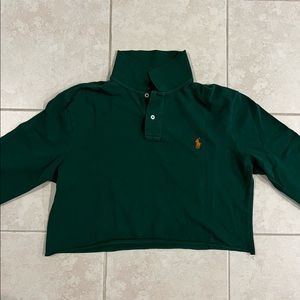 Vintage Long Sleeve Polo Shirt